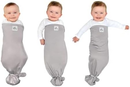 The Ollie Swaddle - Helps to Reduce The Moro (Startle) Reflex - Made from a Custom Designed Moisture-Wicking Material (Stone)
