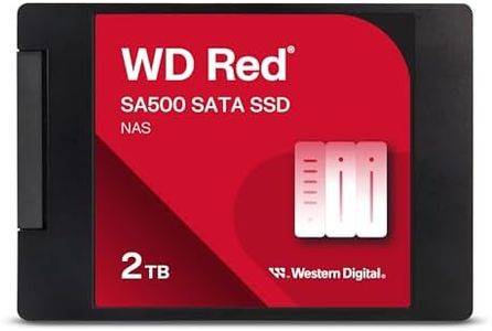 Western Digital 2TB WD Red SA500 NAS 3D NAND Internal SSD Solid State Drive - SATA III 6 Gb/s, 2.5"/7mm, Up to 560 MB/s - WDS200T2R0A