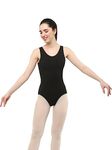 Black Leotard For Women Non See Through