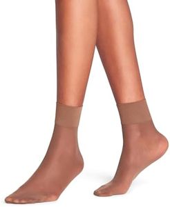 FALKE Women's Pure Matt 20 Socks, Brown (Espresso 5188), 5-7.5, 1 Pair