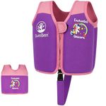 SwimBest Swim Vest - For Baby, Toddler & Kids. Adjustable Buoyancy Swim Jacket, ideal for pools/beaches/holidays & Learning to Swim (Enchanted Unicorn, S (Up to 3 Years/Up to 19kg)