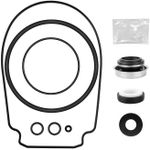 O-Ring Rebuild Repair Kit, for Pentair WhisperFlo/IntelliFlo Pool Pump Seal Gasket, Drain Plug/Lid/Diffuser O-Rings, Impeller Gasket, PS-1000 Shaft Seal, Fits Pumps Built 2-1-2008 and Later Series