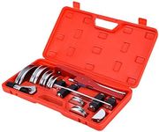 Tube Bender Kit Refrigeration Ratcheting Tubing benders Hand Tool 1/4 to 7/8 Inch with Carry Box