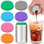 6 Pack Silicone Soda Can Cover Lids