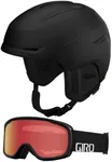 Giro Neo MIPS Asian Fit Combo Pack Ski Helmet - Snowboarding Helmet with Matching Goggles Matte Black/Black Wordmark M (55.5-59cm)