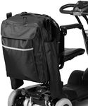 HOMECRAFT Scooter Bag with Crutch or Walking Stick Pockets (Eligible for VAT Relief in the UK) Waterproof Wheelchair Mobility Bag with Multiple Compartments and Pockets for Storage, Elderly & Disabled