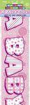 Baby Girl Pink Prism Banner (3.6 Me