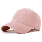 I Kua Fly Baseball Cap Unisex Casual Outdoor Sports Hat Adjustable Baseball Cap for Men Women (Pink)