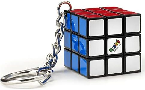 Rubik's 6064001 Llavero de Cubo con diseño de Cubo, Multicolor, 3 x 3 cm