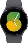 Samsung Galaxy Watch 5 [2022] Latin Specs (40mm) Bluetooth Aluminum Case BioActive Sensor Sleep Tracking Heart (40mm, Gray/Graphite + 15W Wall Charger)