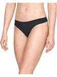 Under Armour Women's UA Pure Stretch Thong 3-Pack SM Black