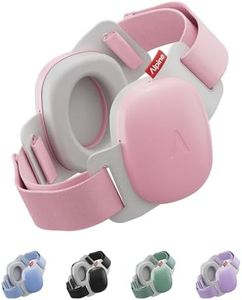 Alpine Muffy Baby Comfort - Protects Hearing for Babies and Toddlers - CE & ANSI Certified - Unique Headband for Safe fit & Comfort - Multi-adjustable for Ages 3-48 Months - 24dB Sound Reduction, Pink