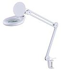 Stanz (TM) Magnifier CLAMP LAMP Magnifying 60 LEDs Light 5" Lens 5 Diopter for Workbench