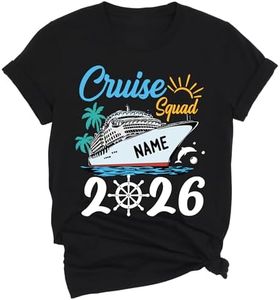 Custom Cruise Squad 2025 T-Shirts, Family Making Memories Together Shirt, Birthday Trip Shirts, Travel Tee, Holidays Outfit, Youth Black Small