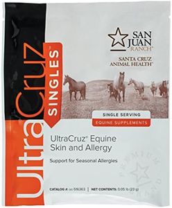 UltraCruz Equine Skin and Allergy Supplement for Horses, 120 Pellet (60 Day Supply)