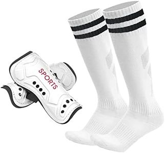 AITUSI Soccer Shin Guards for Kids Youth, Shin Pads and Long Soccer Socks for 3-15 Years Old Boys Girls Toddler Children Teenagers, Soccer Equipment for Football Games