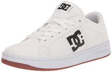 DC Men's Striker Low Shoe Skate, White/White/Black, 12