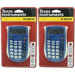 Texas Instruments : TI-503SV Handheld Calculator, Eight-Digit LCD -:- Sold as 2 Packs of - 1 - / - Total of 2 Each by Texas Instruments