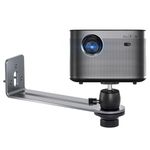 Liboer Projector Mount Universal Projector Wall Mount Aluminum Alloy Bracket 360°Adjustable Projector Stand for Home and Offic, with 1/4“ Screw