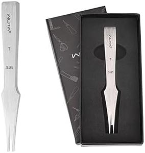 WUTA Leather Stitching Punch Pricking Iron Leather Chisel Set French Pricking Iron Slanted Stitching Chisel for Leather Working (Obverse 3.85 mm 2 Teeth)