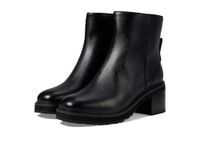 Cole Haan Women's Gillian Lug Bootie Ankle Boot, Black Leather Waterproof, 10.5