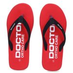 DOCTOR EXTRA SOFT House Slipper for Men's Care |Orthopaedic | Diabetic | Comfortable | Cushion | Flip-Flop Men's and Boy’s Home Slides for Daily Use D-60027-Red-12 UK