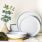 bzyoo 12 Piece Melamine Dinnerware 