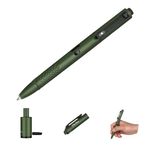 OLIGHT O'Pen Glow 4-in-1 Rechargeable Pen Flashlight, 120 Lumens Slim LED Penlight with Green Beam, Pen Tip Light, Pen Clip Light, an EDC Pen for Writing in The Dark, Office Supplies (OD Green)