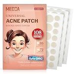 Acne Care Pimple Patch Absorbing Cover - Hydrocolloid Bandages (108 Count) Two Universal Sizes, Acne Spot Treatment for Face & Skin Spot Patch That Conceals Acne, Reduces Pimples and Blackheads