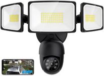 Onforu Floodlight Camera Outdoor, 2K Smart Home Security Camera, Al Detection & Auto Tracking with 340° Pan and Tilt, 55W 5500LM Flood Light Cam Wired, Color Night Vision, 2-Way Audio, WiFi/Cloud/SD