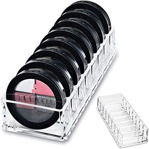 byAlegory Acrylic Compact Makeup Organiser | 8 Spaces