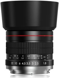 F 85mm f1.8 Portrait Lens - MF for Nikon D850/D750/D500/D7500/D610/D5600/D7200/D7000/D3500/D3400/D3300/D3200/D3100/D5/D6/D810//D7100/D5300/D5100/D800 - Manual Focus DSLR Cameras Lenses(F-Mount)