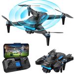 OBEST Drone for Kids Adults with Camera 720P HD, RC Quadcopter Foldable Drone for Beginners, Brushless Motor, Follow me, Dual Cameras,with 2 Batteries and Handbag