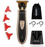 Men's Hair Trimmer by SUPREME TRIMMER - ST5210 Beard Trimmer for Men Professional Barber Liner Cordless Hair Clipper – Gold T Shaper