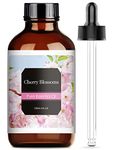 Cherry Blossom Essential Oil 120ml (4 Fl Oz), Pure & Natural Cherry Blossom Fragrance Oils, Aromatherapy Cherry Blossom Oils for Diffuser, Candle Making, Soap, Perfume