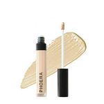 AQUAPURITY PHOERA Liquid Concealer Full Coverage Makeup Face Moisturizer Foundation Conceal Under Eye Dark Circles Cruelty Free (101 - Light)