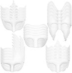 40 Pack Paper Mardi Gras Mask Plain White Masquerade Mask DIY Half Face Paper Masquerade Masks For Women Men Adults Costume Party Art Crafting Project Performances