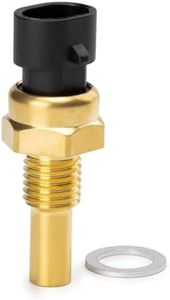 ZUDZUW 2 Pins Coolant Temperature Sensor 15326388 Compatible with Chevy Silverado Avalanche, Buick Rainier