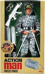 Action Man from Peterkin Freeze Force Figurine d'action 30,5 cm avec 30 Points d'articulation et Accessoires Édition spéciale 4e génération Figurines d'action à partir de 3 Ans