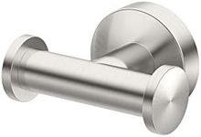 Gatco 4645A Glam Double Robe Hook, 3.10"W, Satin Nickel