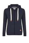 Blu Apparel Womens Zip Hoodies Extra Warm women's Zipped Hoodie Ladies Plain Hoodie Winter Warm Fleece Lined Zip Up Jacket Sweatshirt ActivewearJumper for Women (XXL Navy, 18)