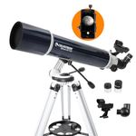 Celestron – Omni XLT AZ 102 Refractor Telescope – Refractor Telescope for Beginners – Fully-Coated Glass Optics – Adjustable-Height Tripod – Bonus Astronomy Software Package