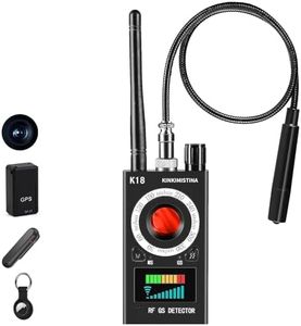 Hidden Camera detectors, Anti spy Camera detectors, GPS Tracker detectors, Hidden Device detectors for RVs, Hotels, bathrooms, Homes, and Offices (Black)