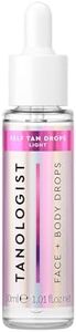Tanologist Self Tan Drops Light (30 ml) Add Self Tanning Drops to Skin Care For Sensitive Skin Dermatologist Approved Clean Ingredients & Vegan