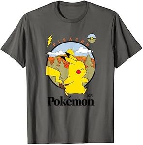 Pokémon Pikachu Outdoor Adventures Vintage Post Card T-Shirt