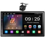 ATOTO A5L 7inch Android Double DIN Car Stereo, Wireless CarPlay & Android Auto, Wi-Fi/Bluetooth/USB Tethering, 2G+32G Touchscreen Car Radio, Backup Camera, MirrorLink, DSP/FM/AM/SWC, AI&GPS Tracking