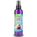 Vet Recommended Colloidal Silver for Dogs and Cats, Colloidal Silver Spray That Works as Natural Hot Spot Solution for Dogs - Made in USA (8oz/240ml)