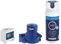 GROHE Blue Under Sink Water Filter - Activated Carbon Filter Starter Set (Filter Head, Flow Meter for Filter Lifetime Measurement, Capacity 1500 L), for Use Blue Pure Kitchen Taps, 41136000