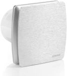 STERR Modern Bathroom Fan 100 mm with Timer - Silent Silver Fan