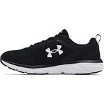 Under Armour Men's Charged Assert 9 Running Shoe, Black/White, 11 X-Wide